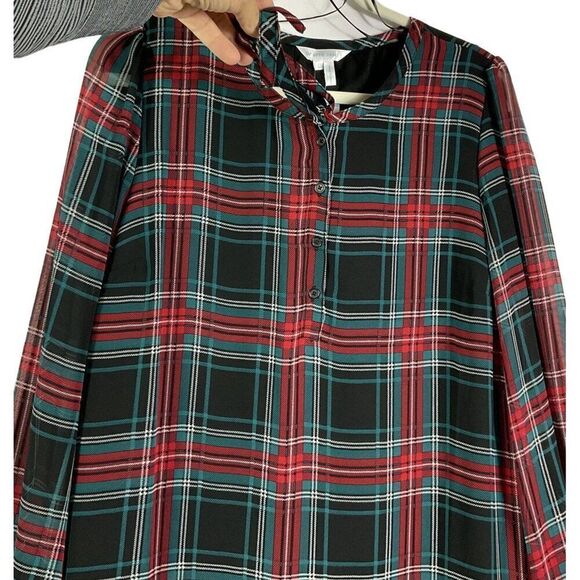 Draper James Rosanne Shift Dress in Georgia Plaid Belle Meade, NWT, Large - Picture 6 of 16